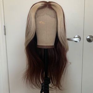 Custom colored lace front wig